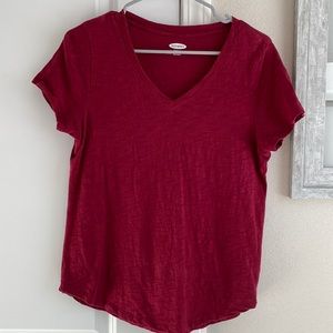 Womens old navy top. Maroon. No tags but only wore once